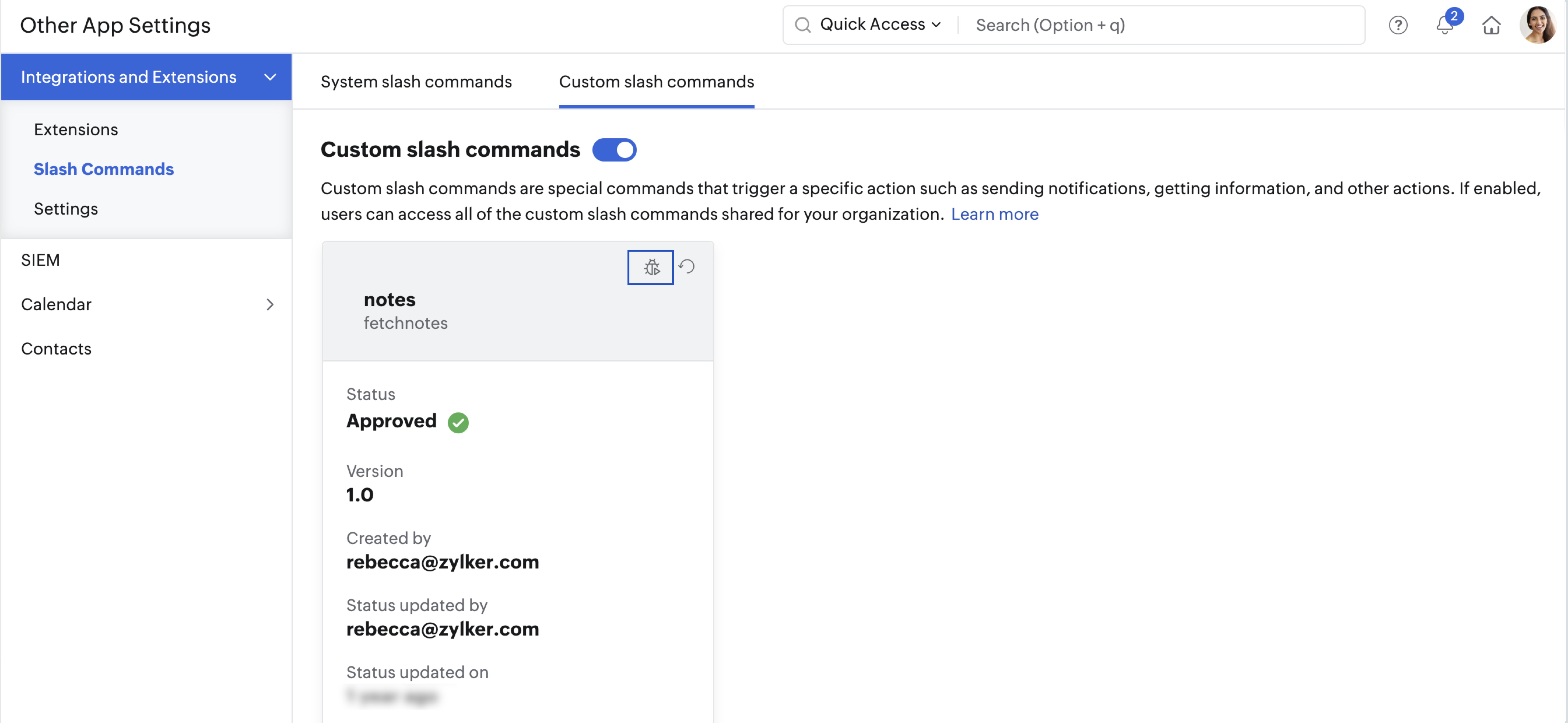 custom slash custom slash