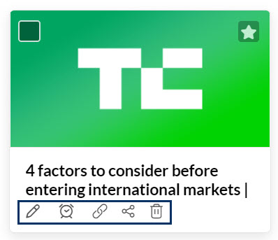 Other options to manage bookmarks