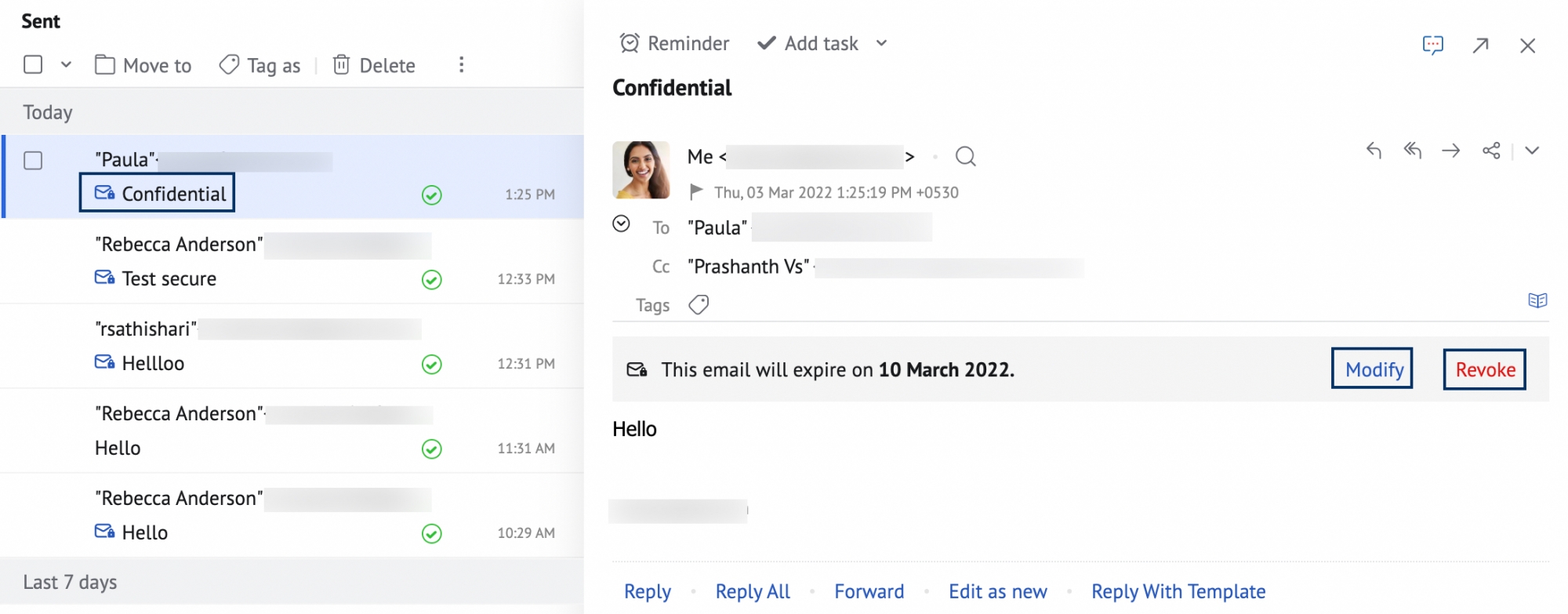 Modify or revoke securepass access