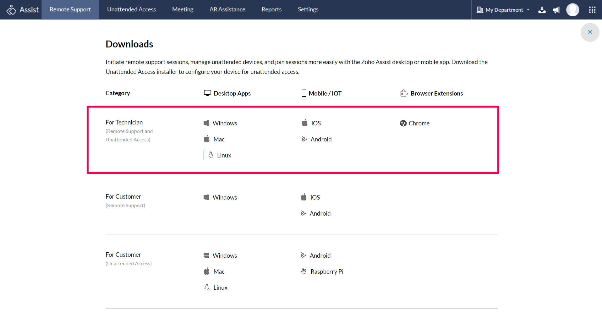 Download Technician App