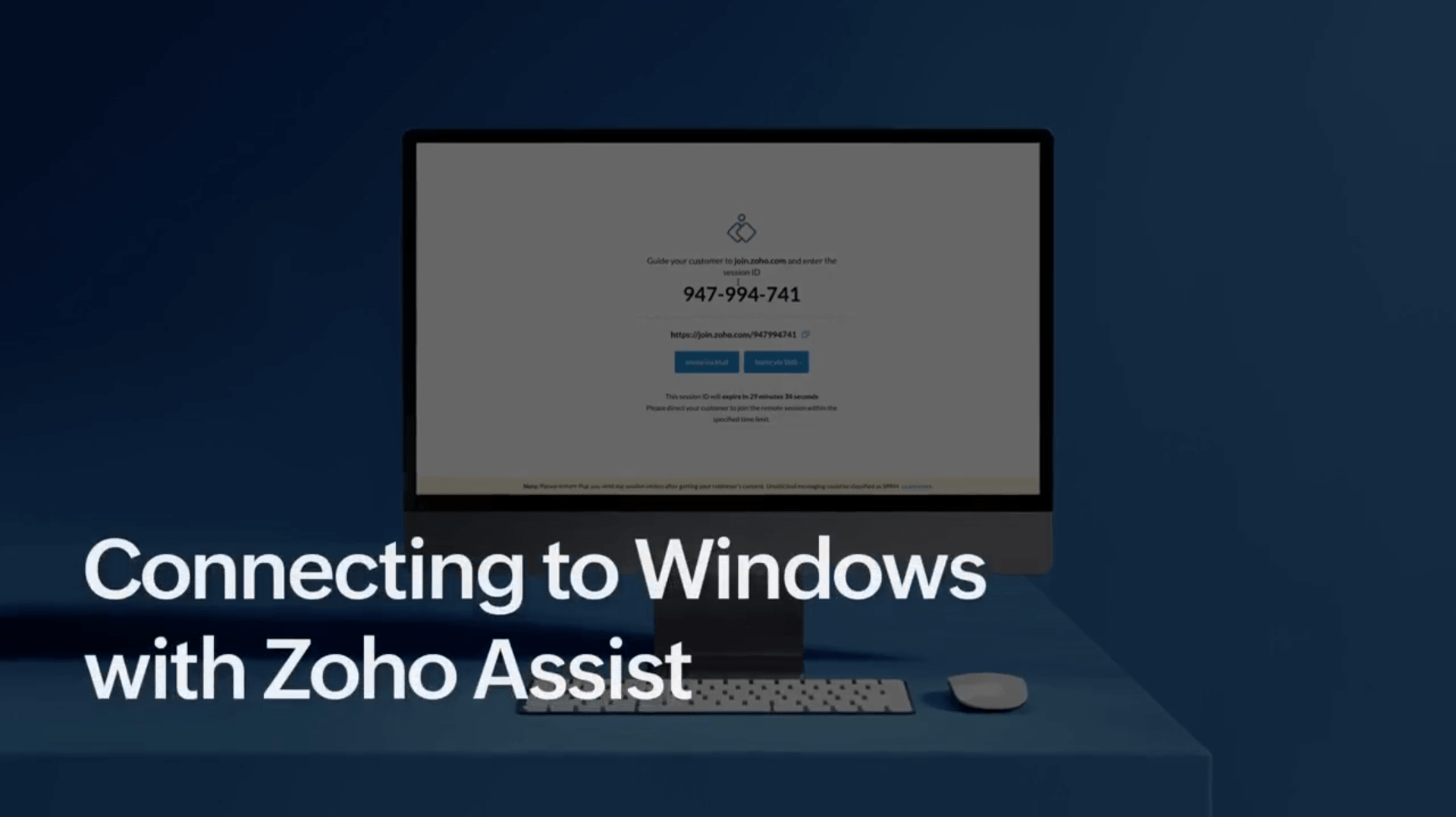 Connecting to Windows with Zoho Assist