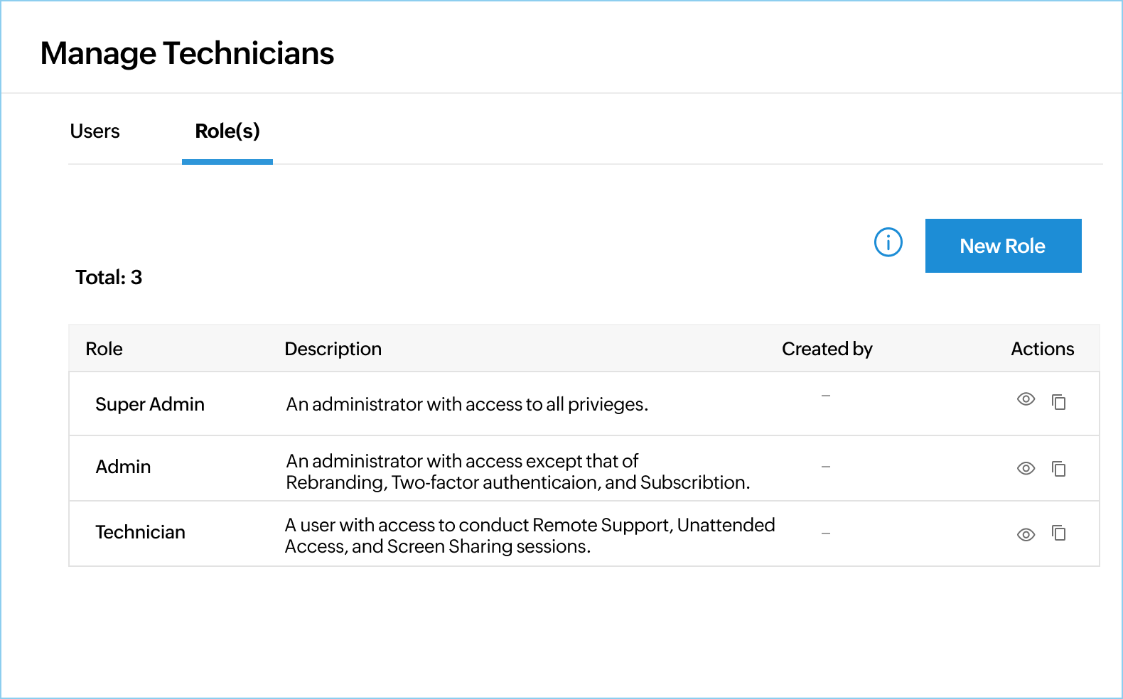 Create and assign roles