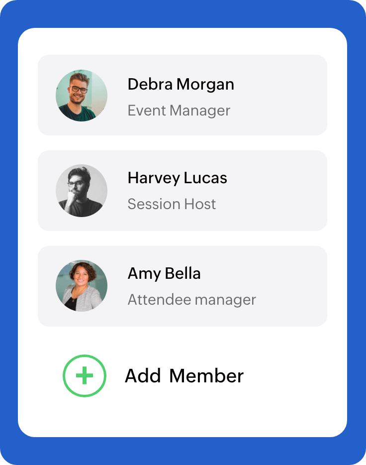 Bring your team on board