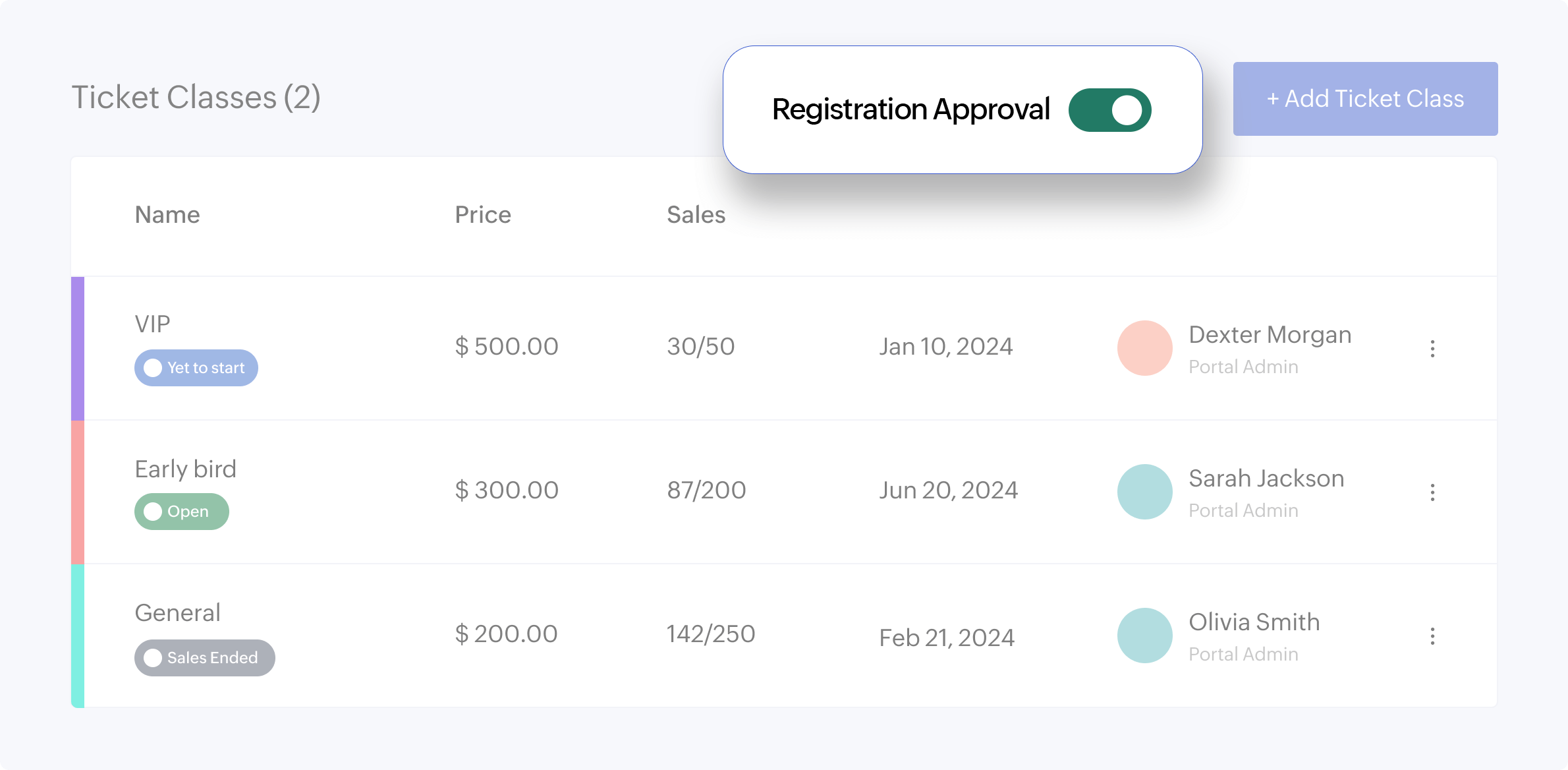 Own your registration process with ease