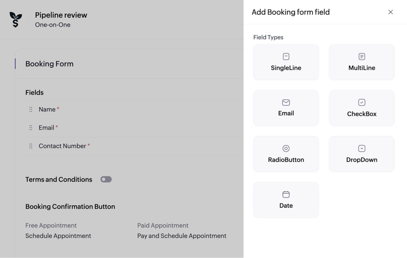 Add custom fields for your business needs