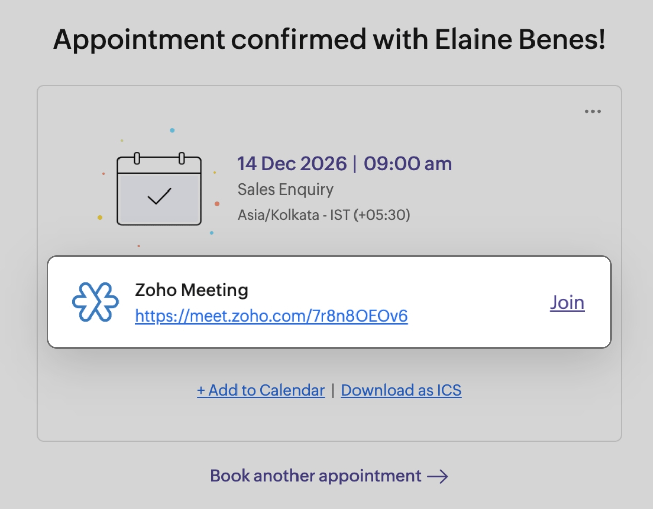 Automatically generate online meeting links