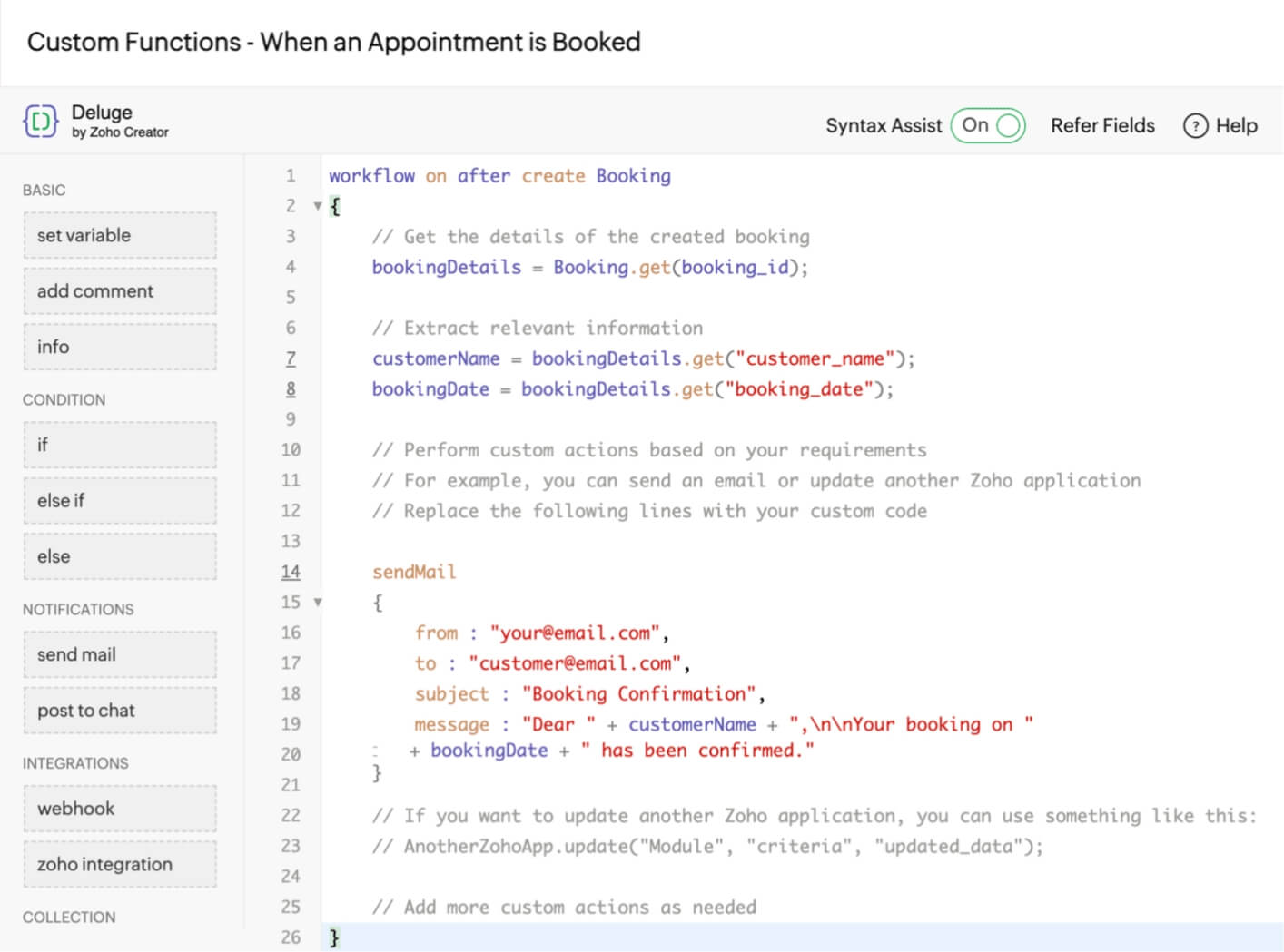 Build your custom scheduling integrations