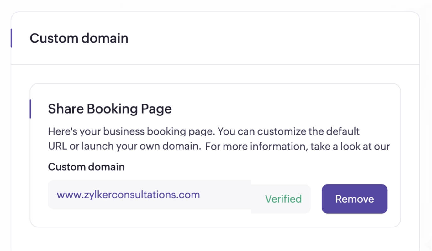 Ensure branding consistency with a customizable domain