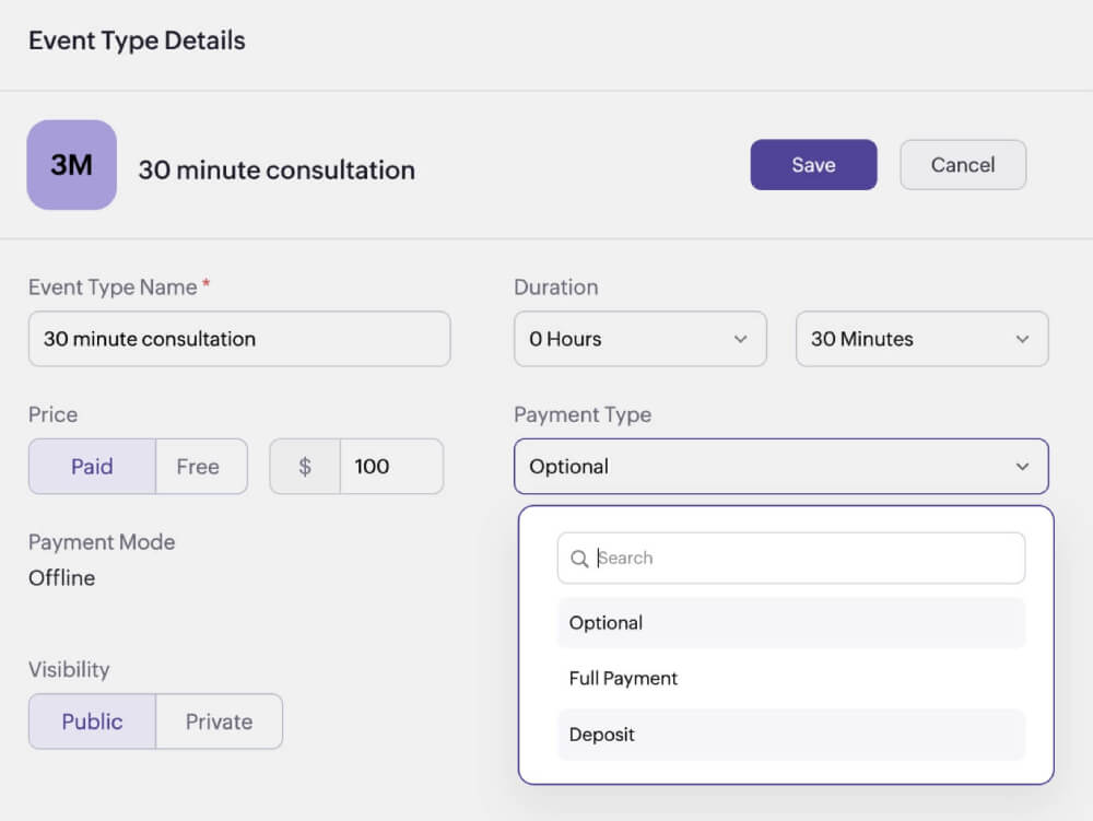 Flexible payment collection
