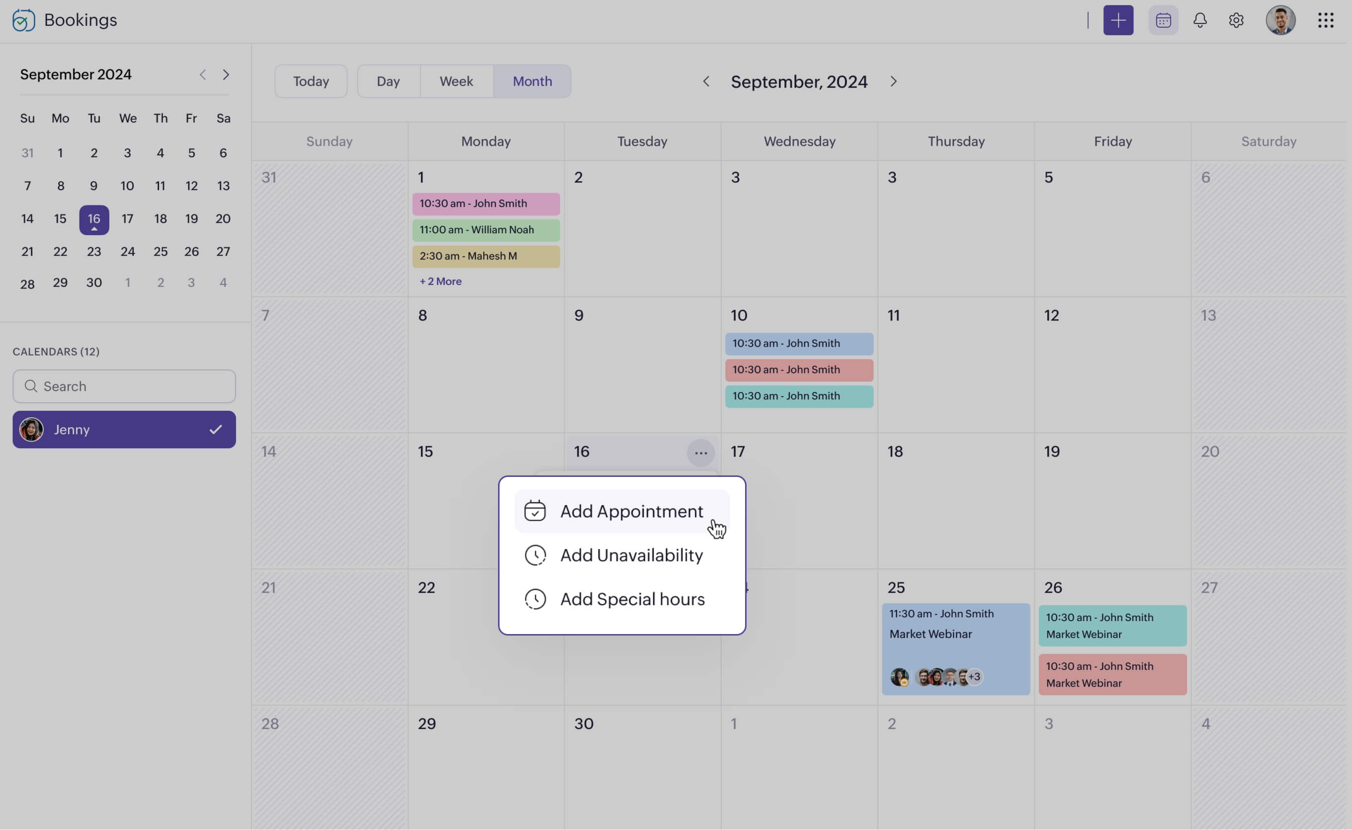 Update your schedule instantly