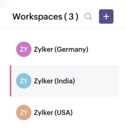 Choose a workspace