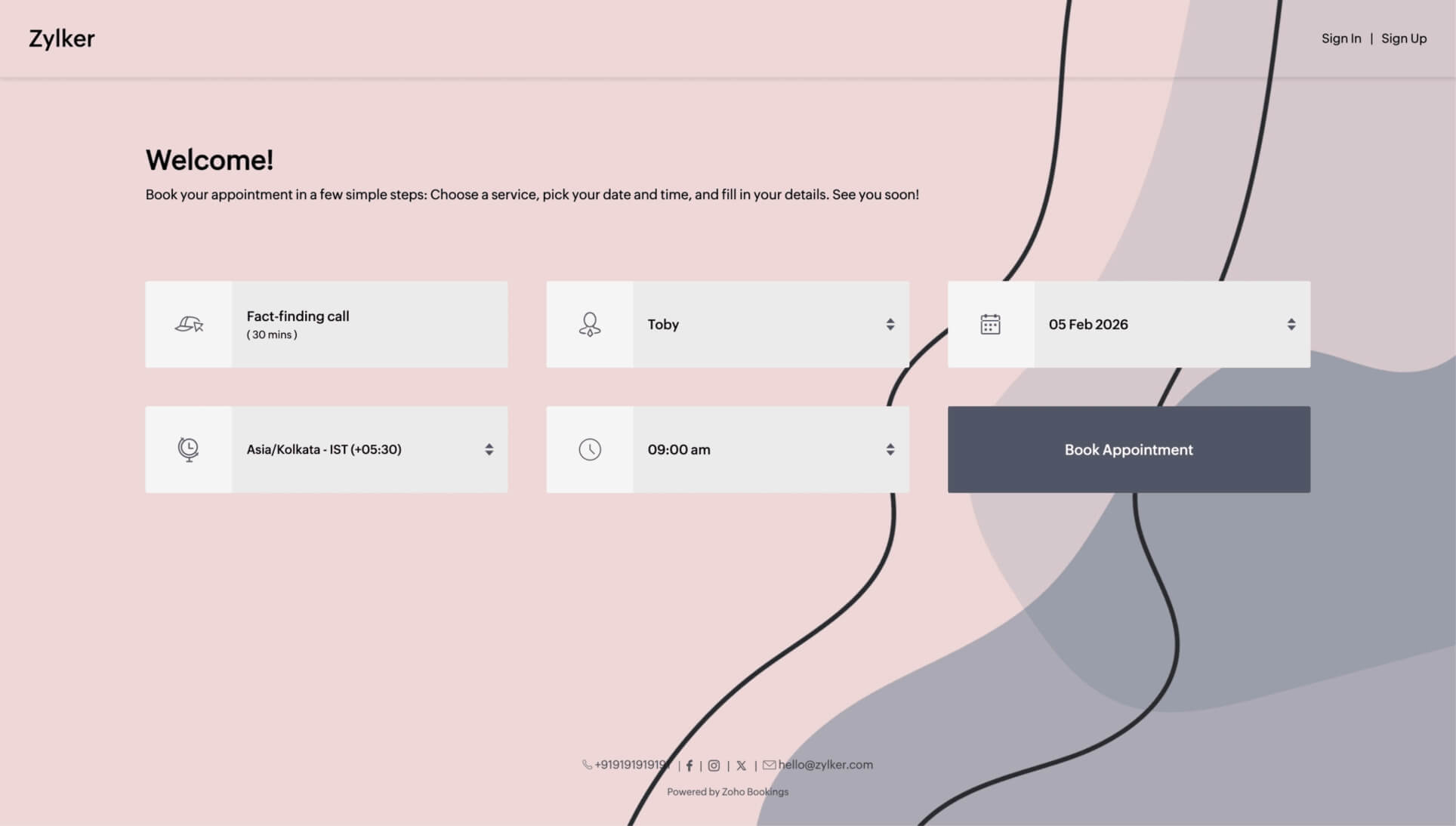 Embedded booking pages on your website Embedded booking pages