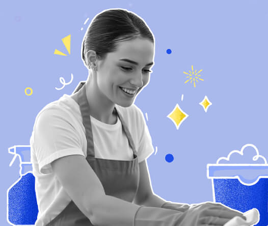Cleaning service teams schedule jobs and client appointments online with Zoho Bookings