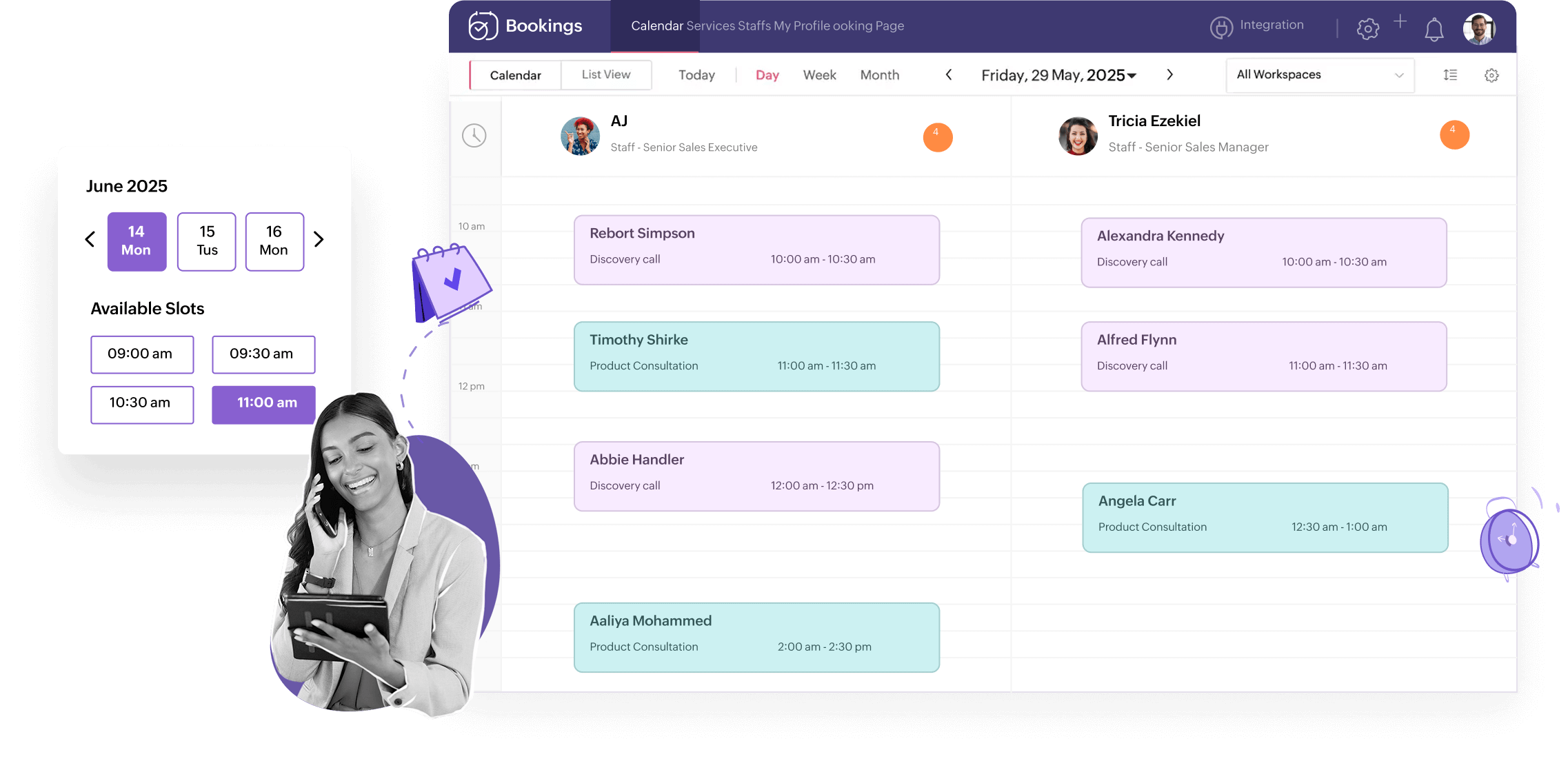 Zoho Bookings stands out