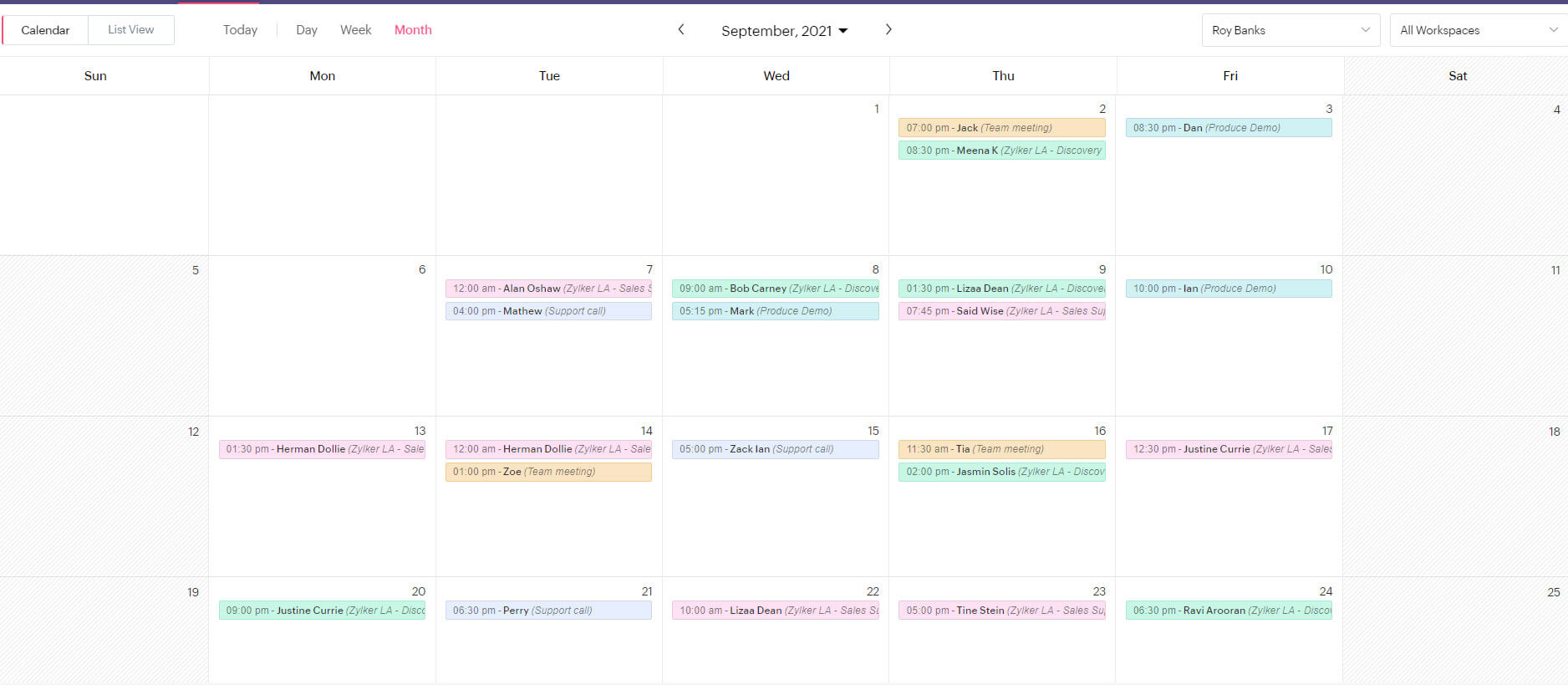 Sync your appointments to your calendar and never miss an appointment with Zoho Bookings