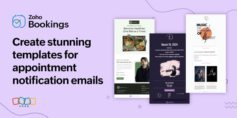 Create stunning templates for appointment