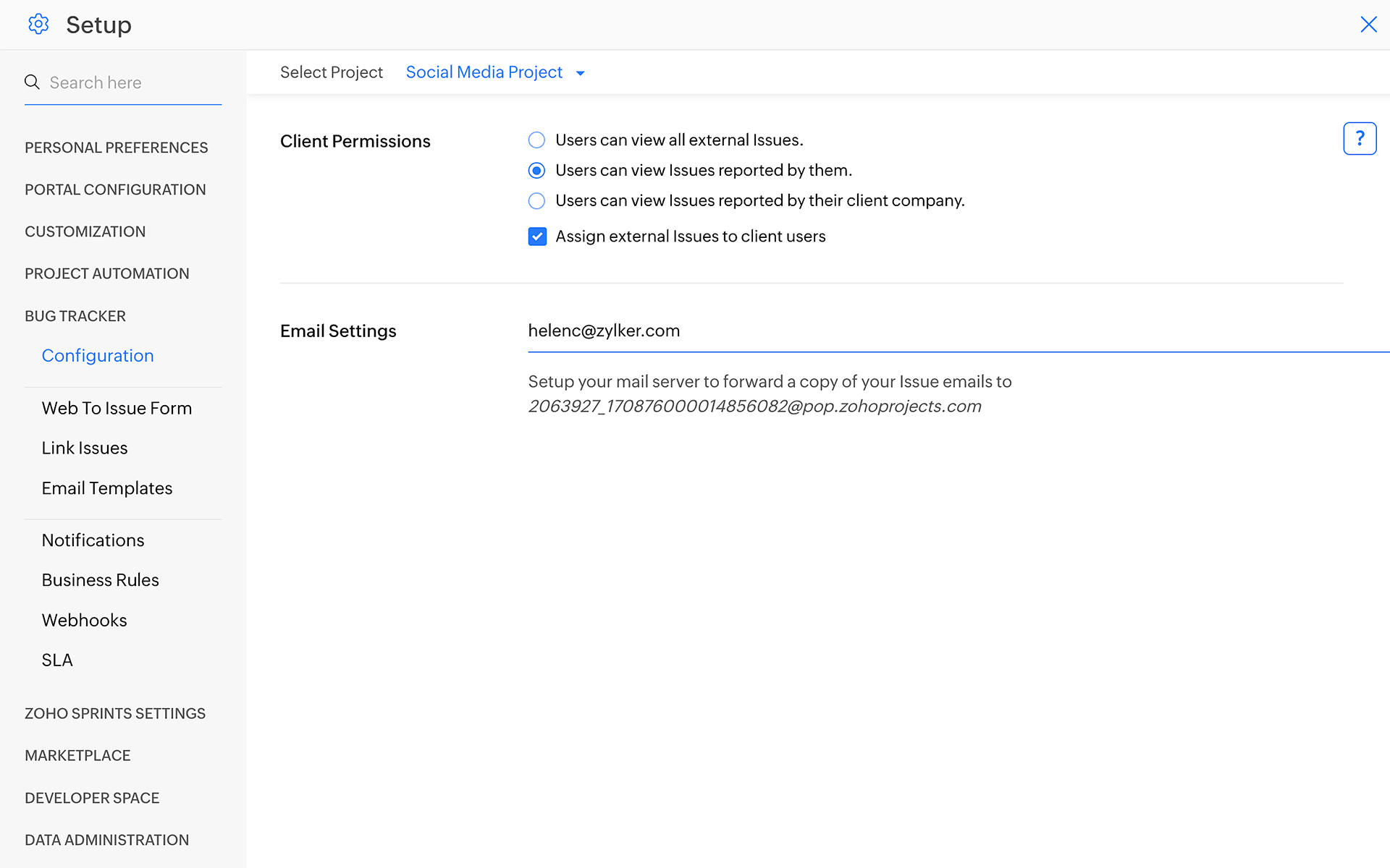 Client Permissions