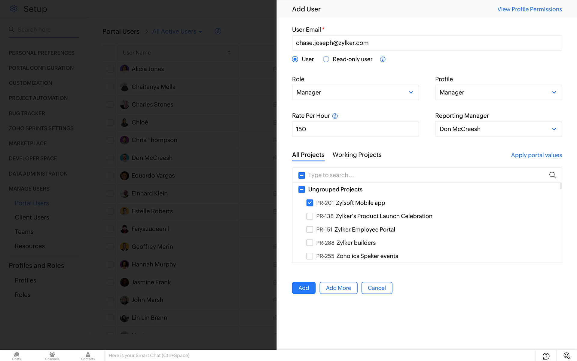 Project Users