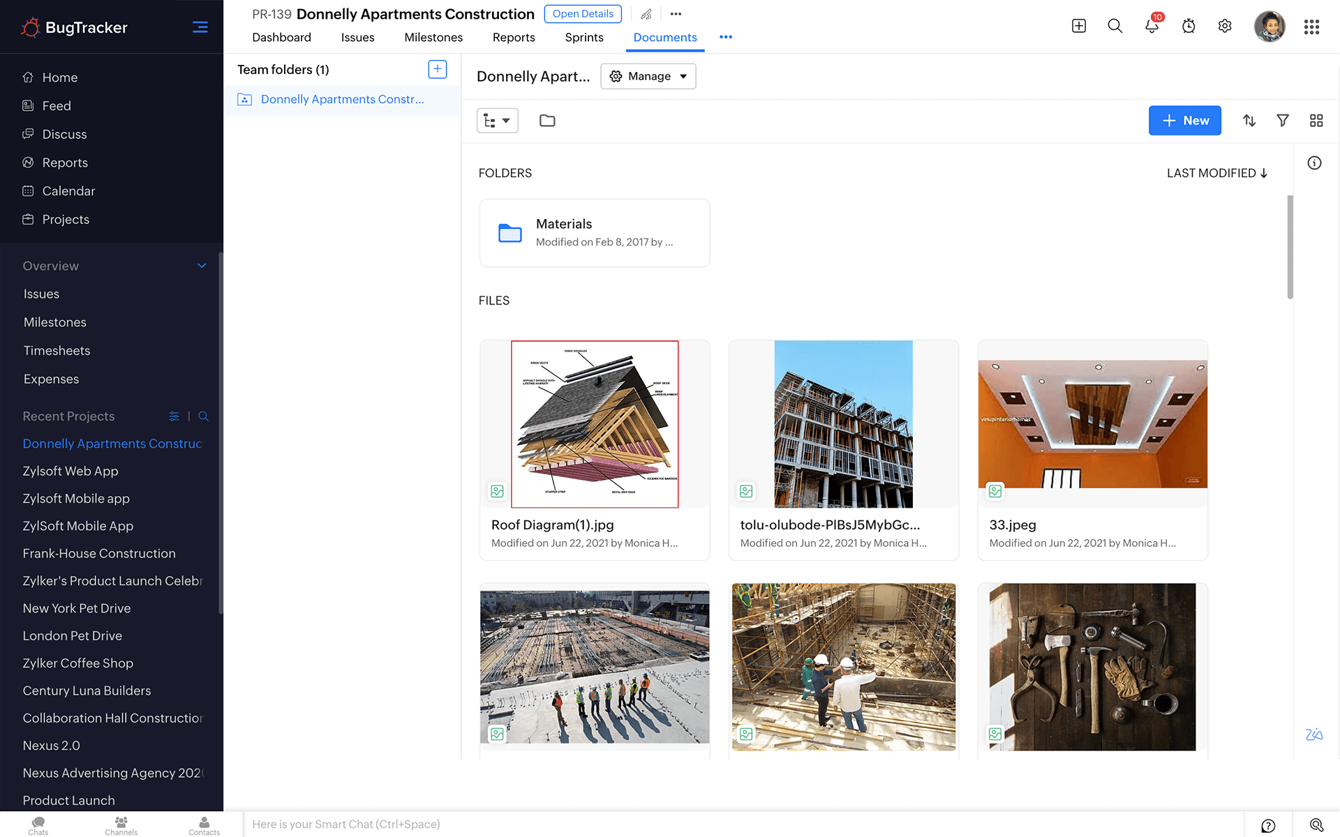 Create and organize different file types