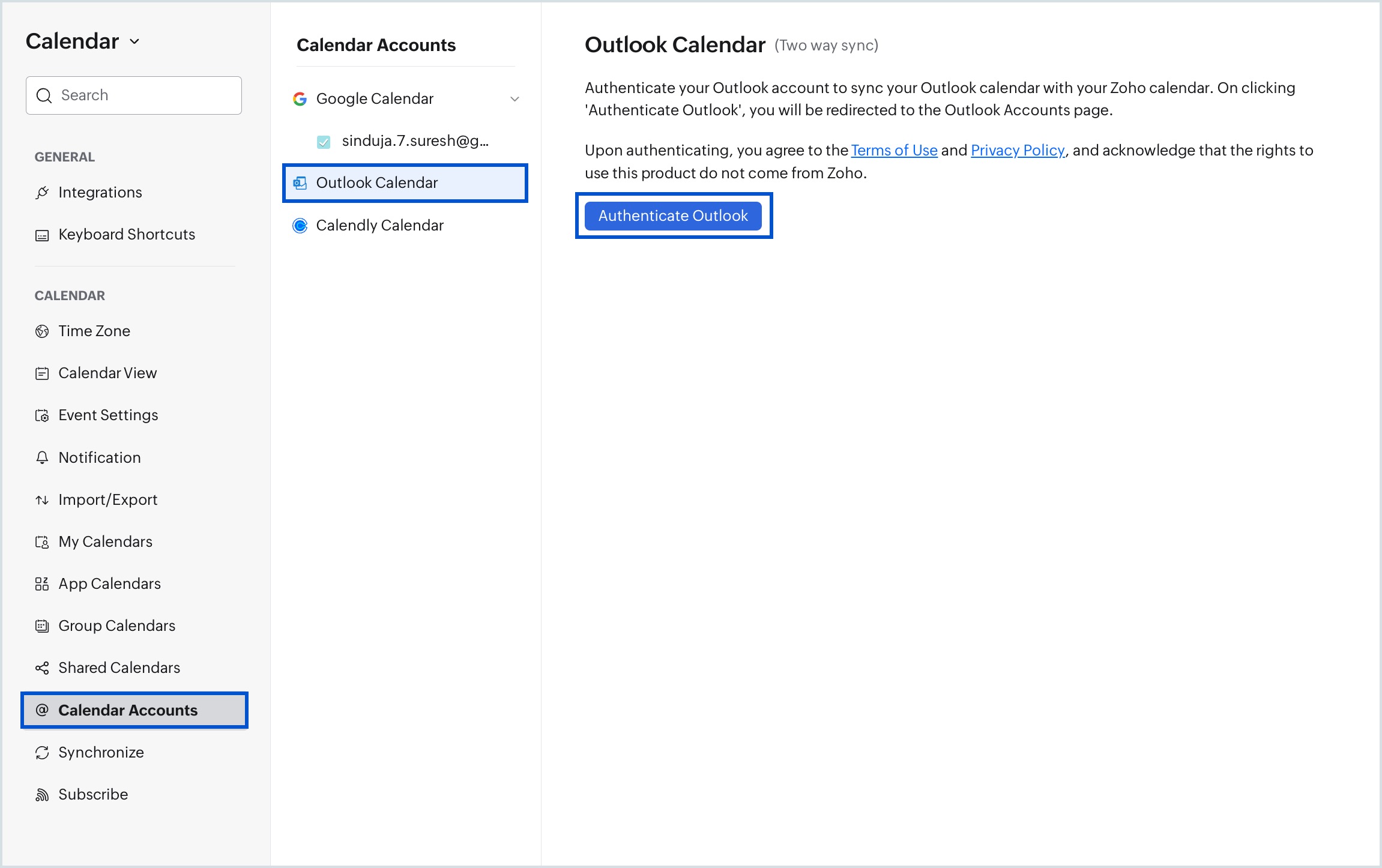 Authenticate Outlook Authenticate Outlook