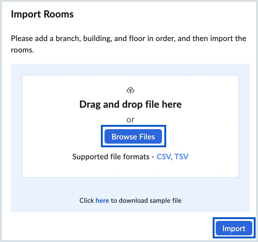 Browse File to Import