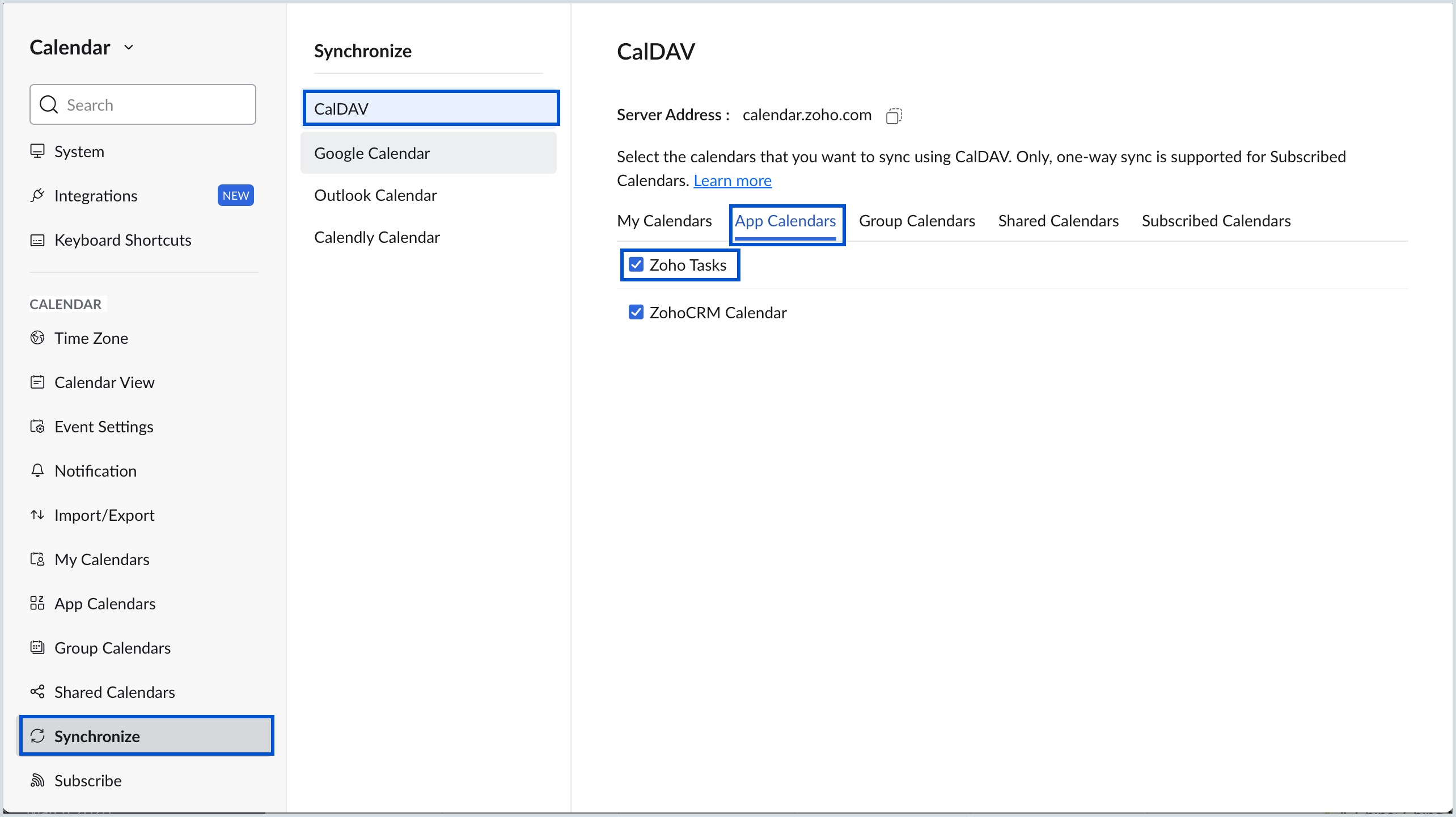 CalDAV sync for Zoho ToDo CalDAV sync for Zoho ToDo