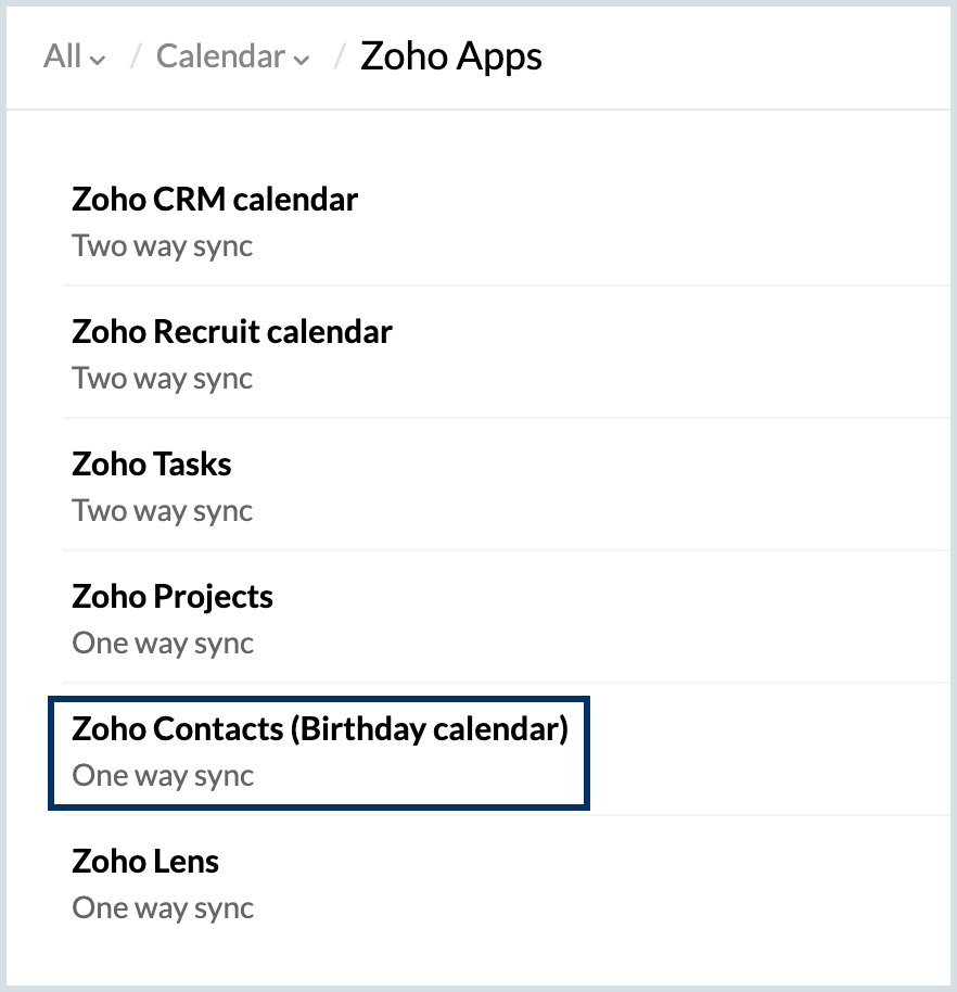 Birthday-calendar