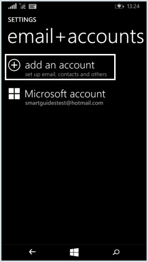 Add accounts Add accounts