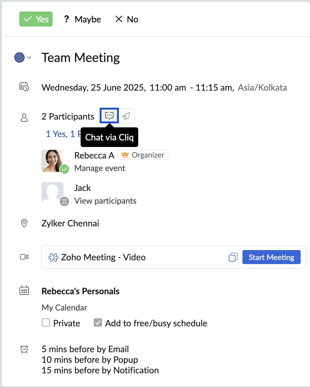 Start new chat