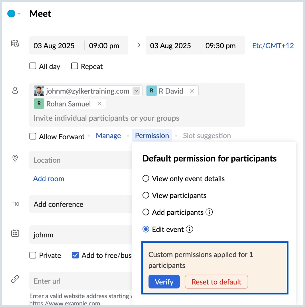 Custom-permission