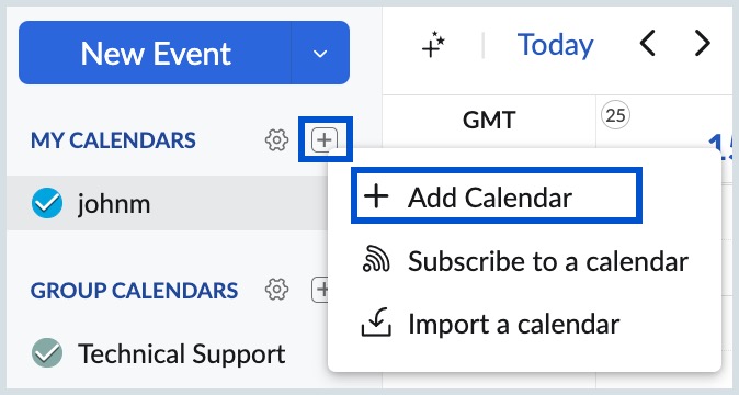 Add calendar