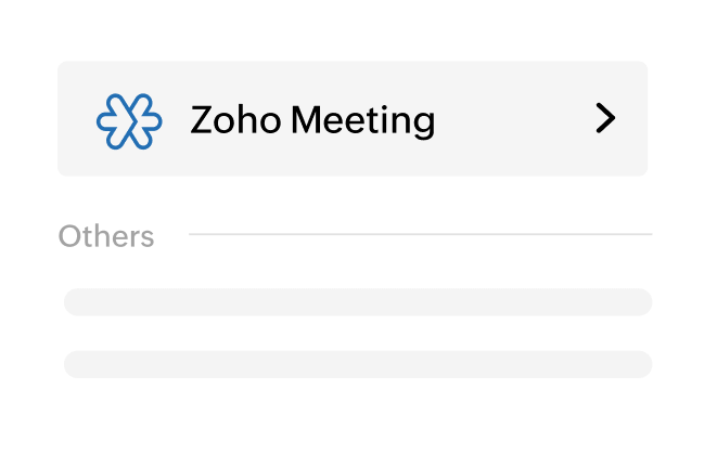 Zoho Meeting