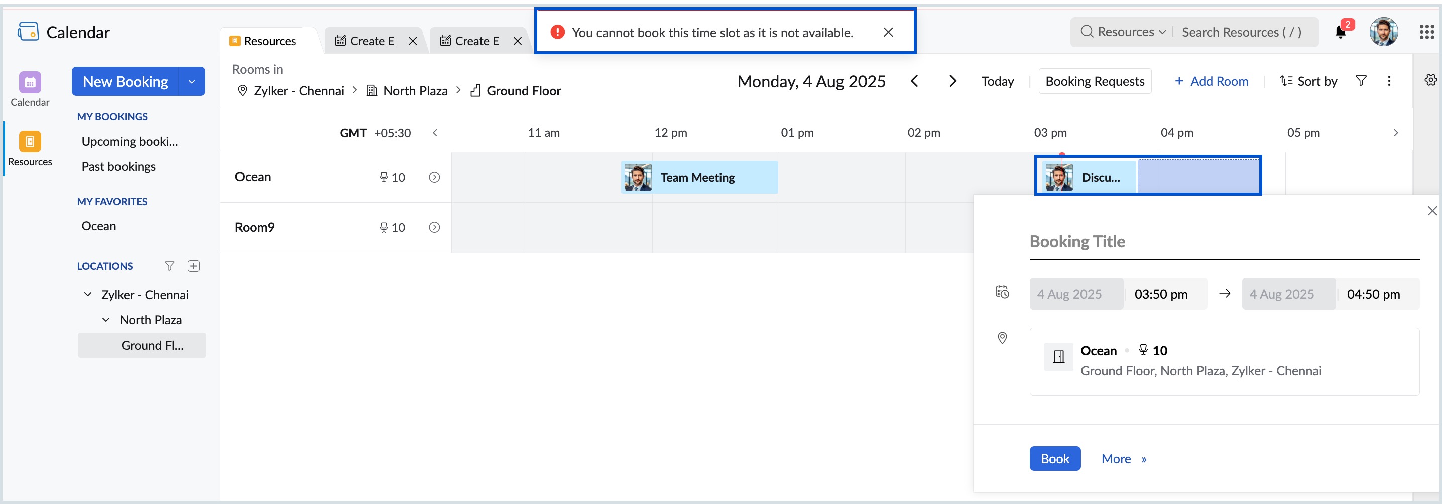 Overlap booking Overlap booking