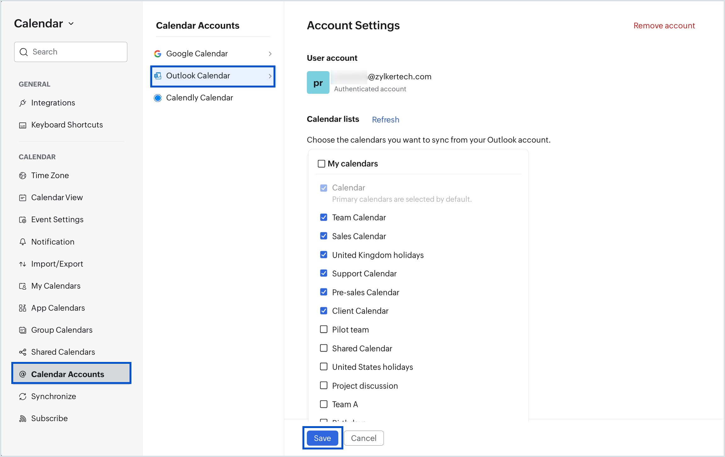 Syncing Outlook Calendars Syncing Outlook Calendars