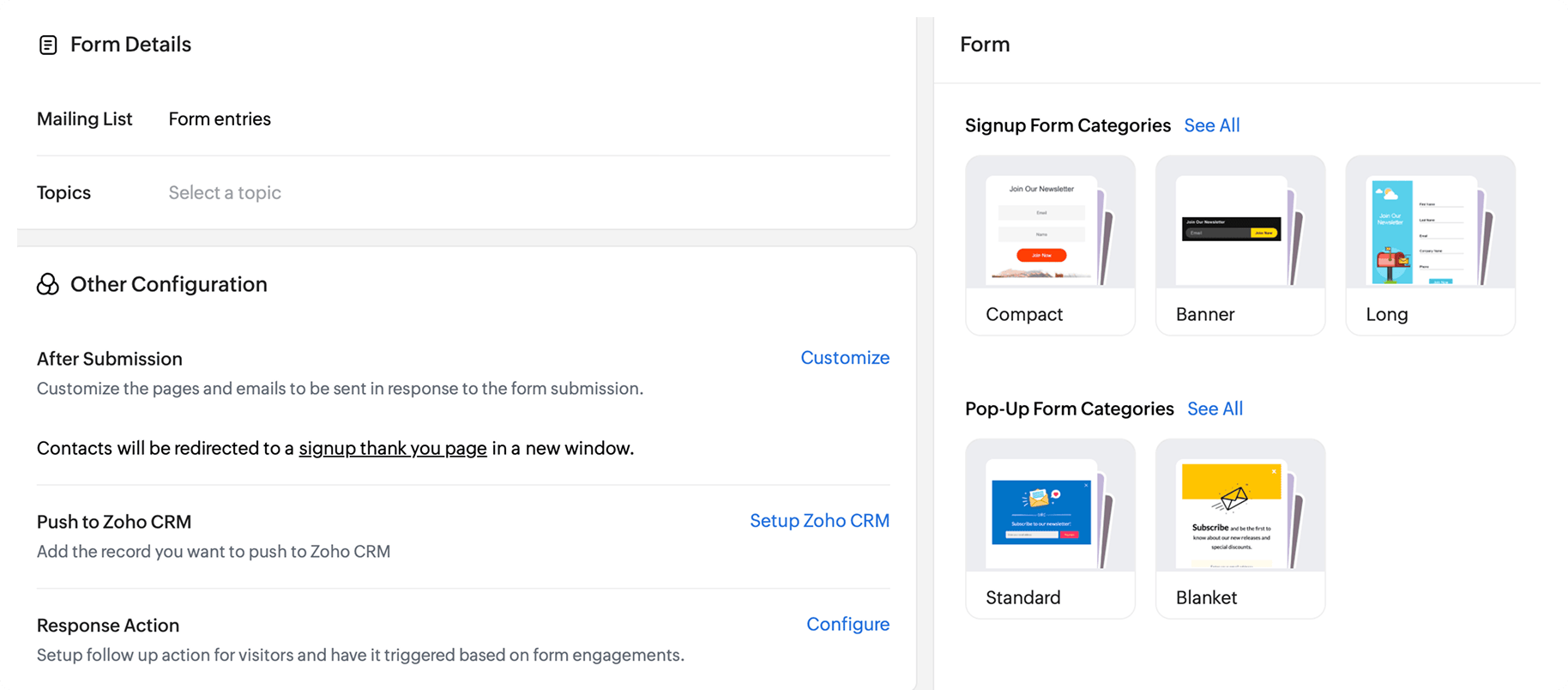 Embed Signup Forms