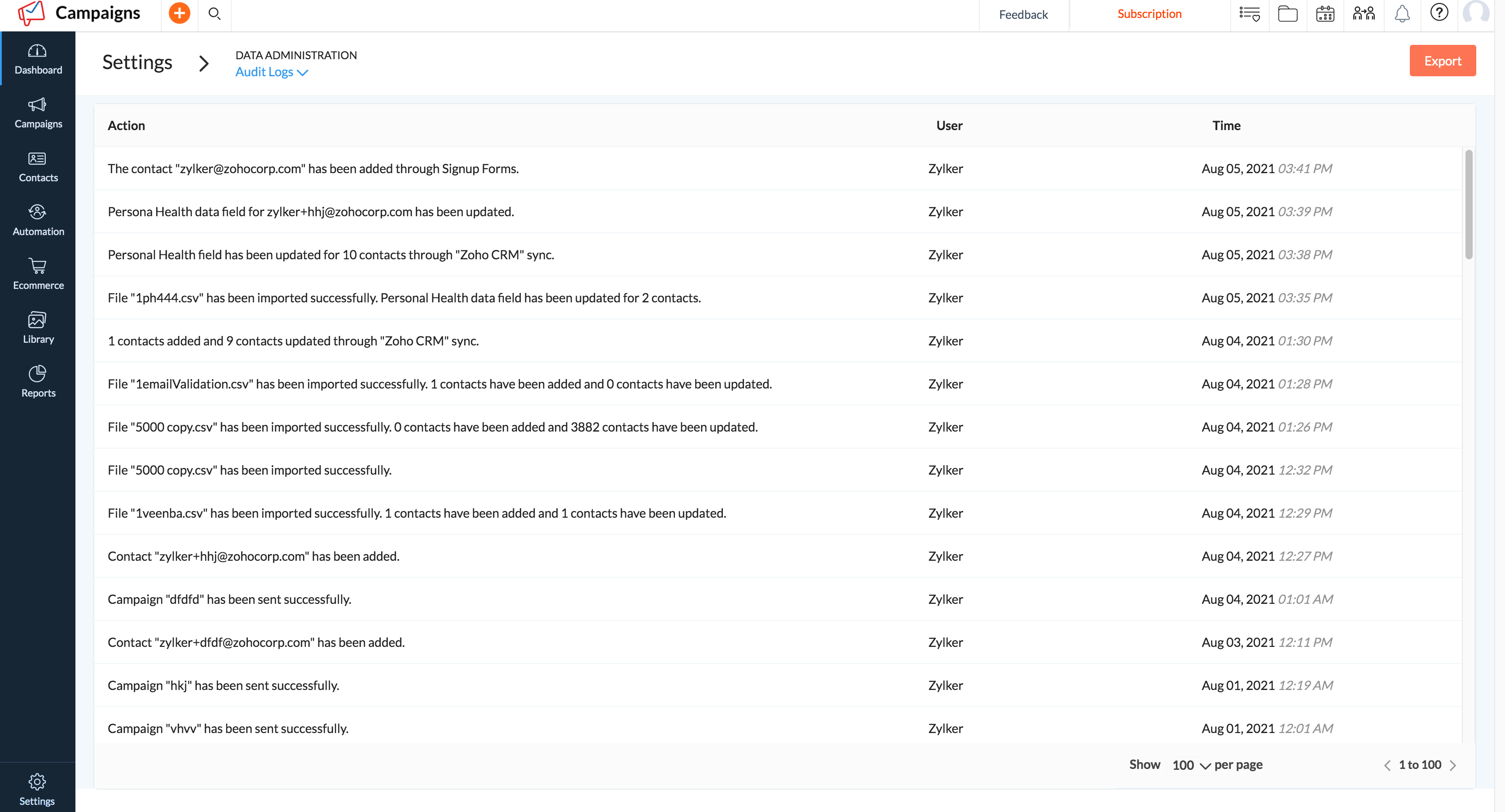 Monitor user activity and stay updated