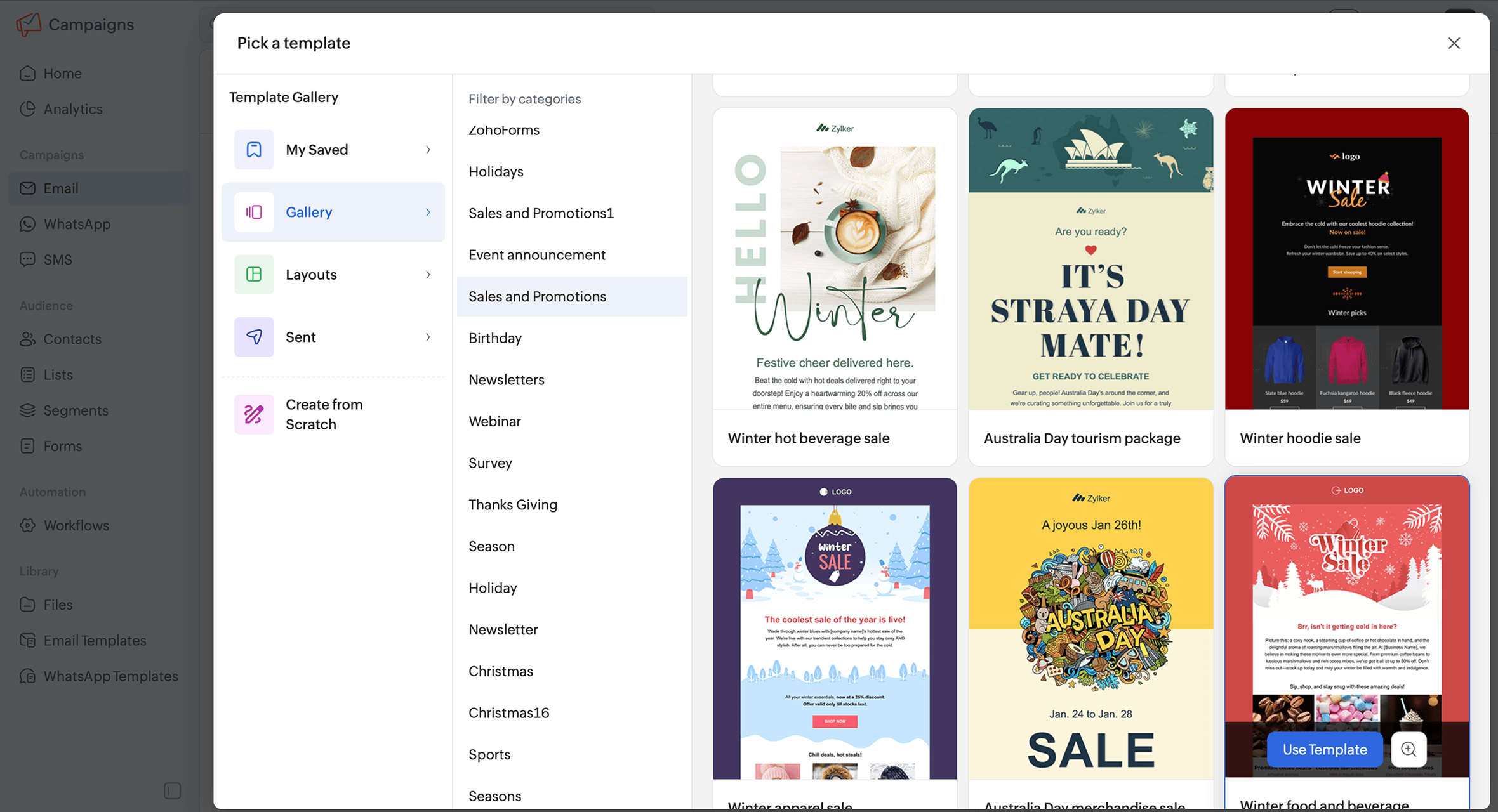 Pre-made ecommerce email templates