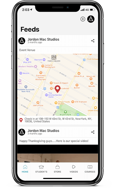 CHECK-IN FEEDS