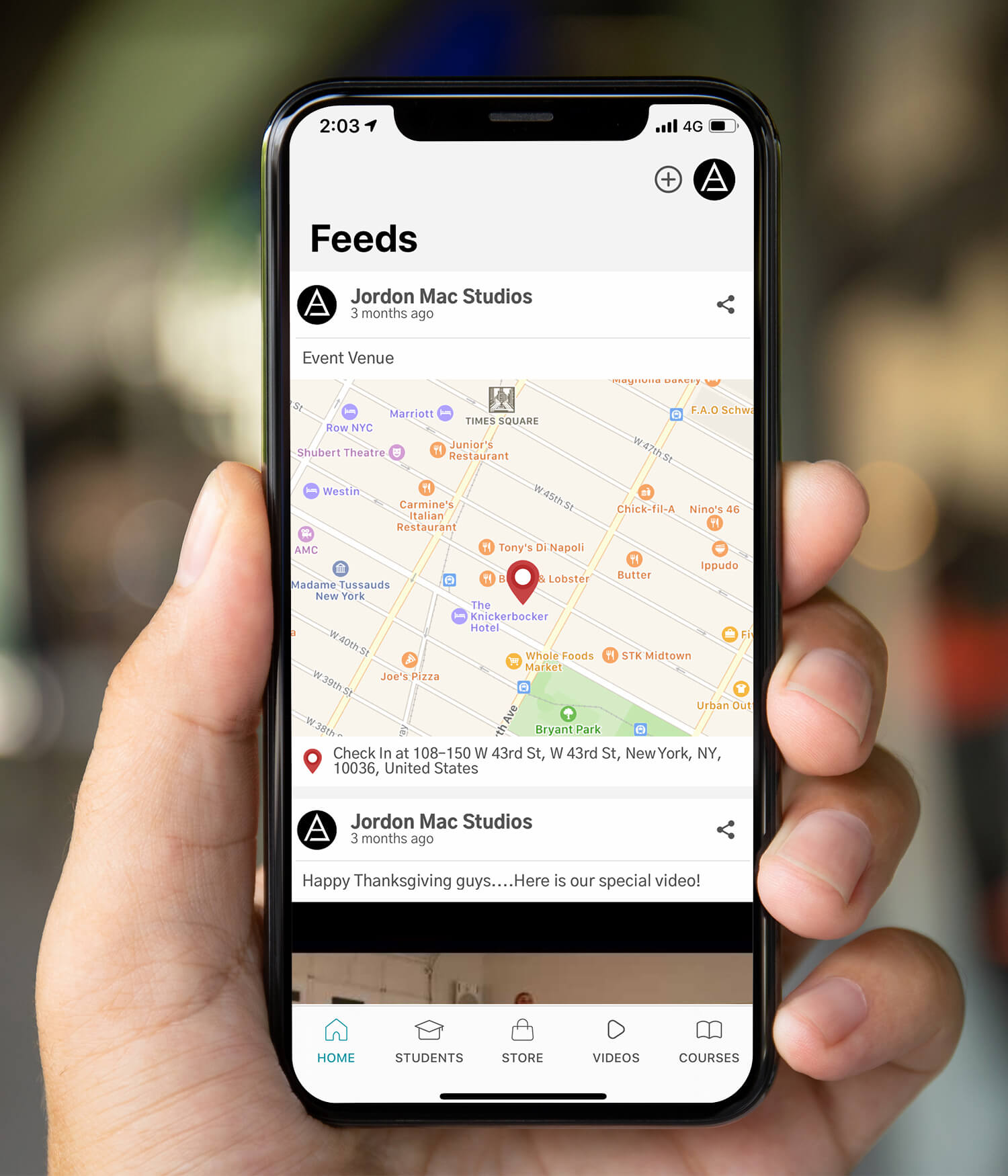 CHECK-IN FEEDS