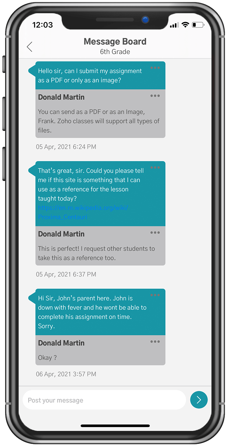 What’s new in Zoho Classes