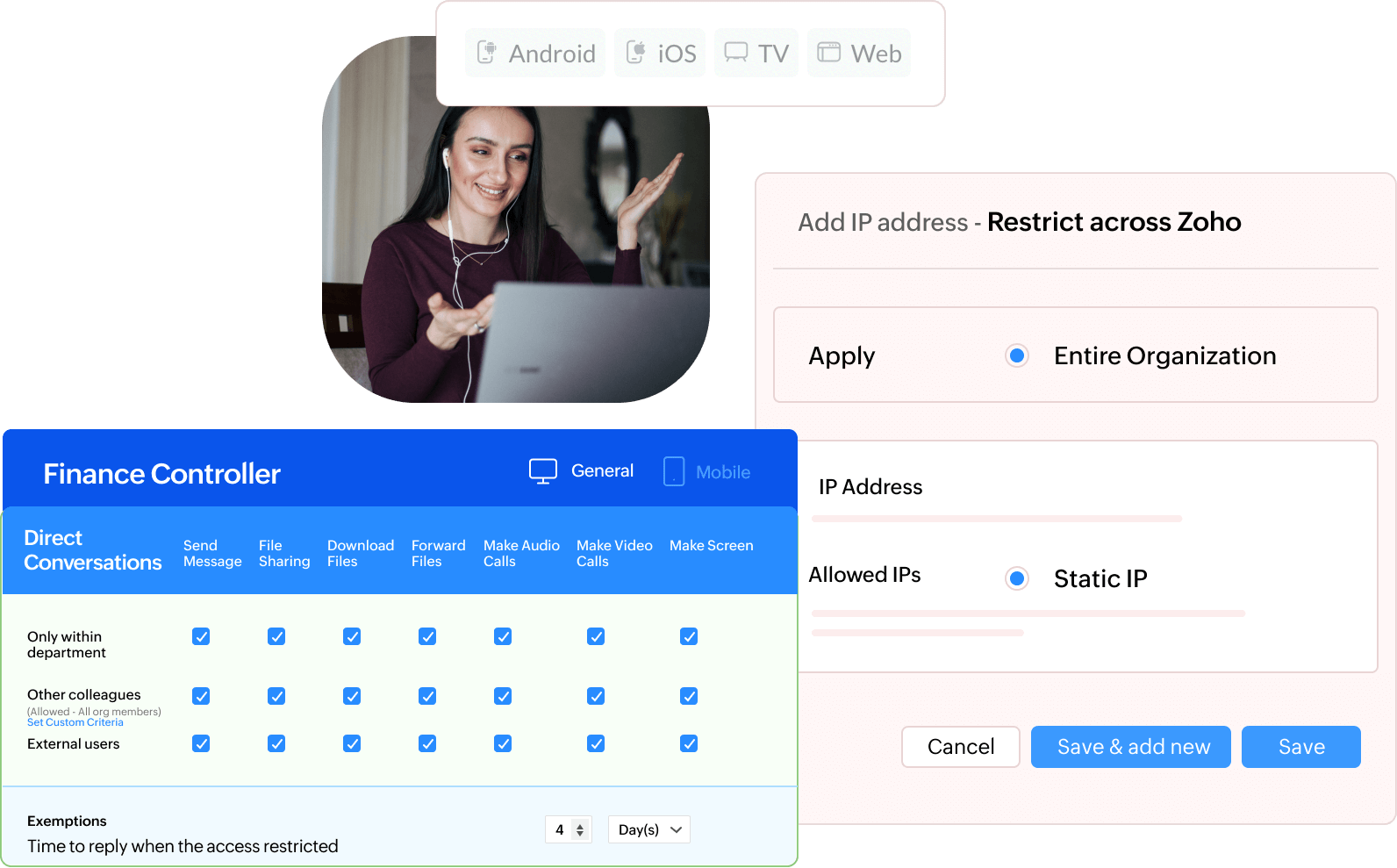 Protect sensitive information with role-based access