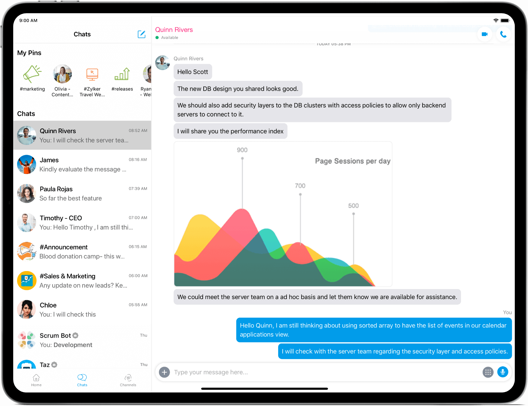 enterprise-team-chat-ipad
