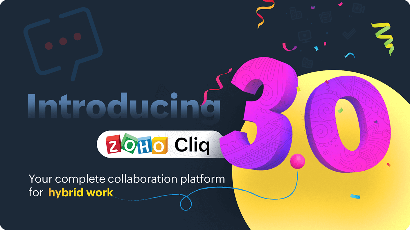 Zoho Cliq 3.0 Features