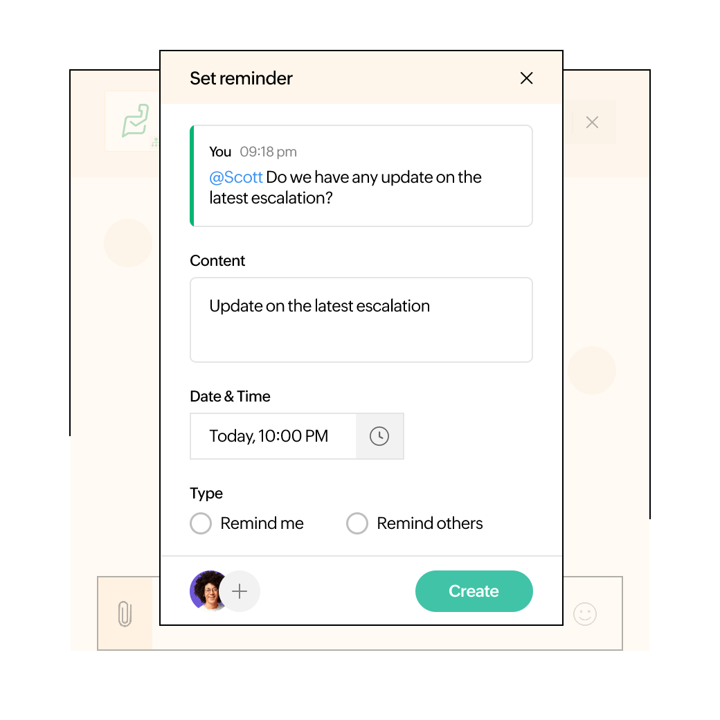 cliq set-reminder