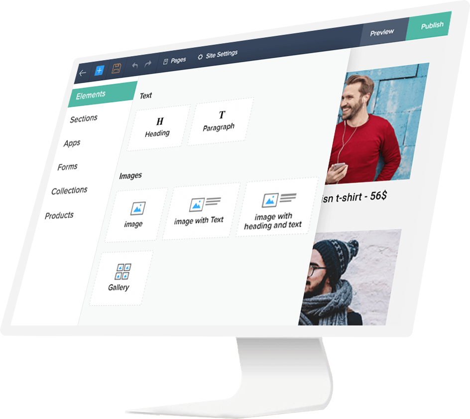 Select from a wide range of features