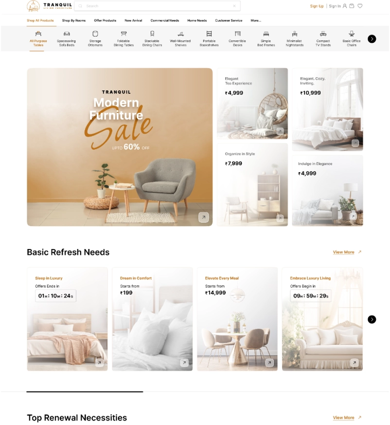Furniture theme