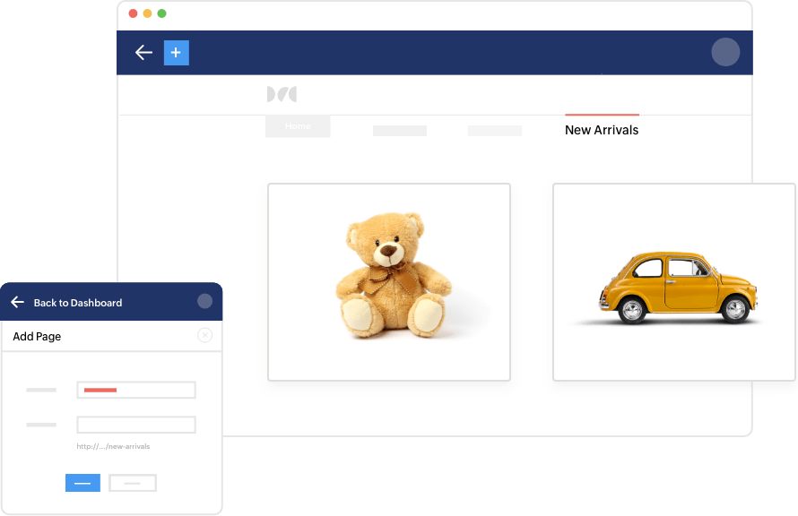 Add pages
