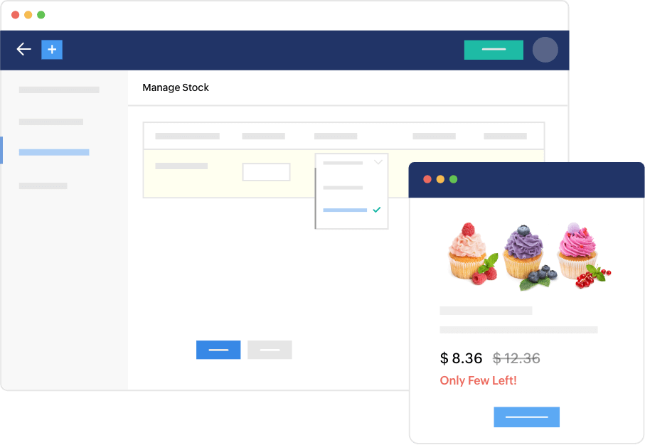 Manage stock