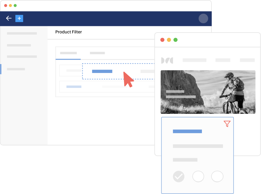 Rearrange filter lists