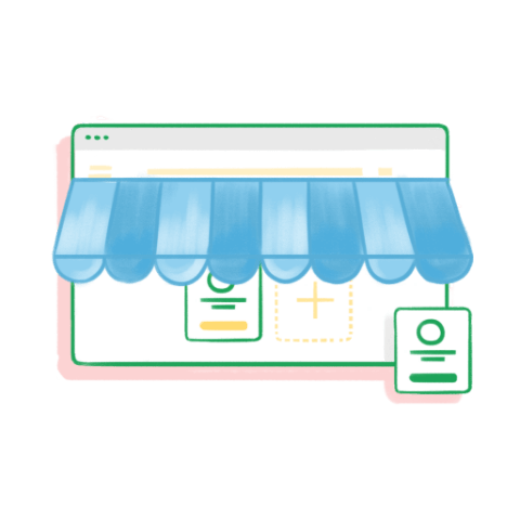 Simple store set-up